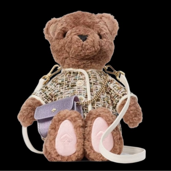 kate spade Handbags - Kate Spade Oh What Fun 3D Teddy Bear Crossbody NWT